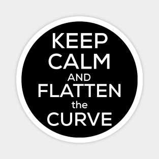 Keep calm and flatten the curve Magnet